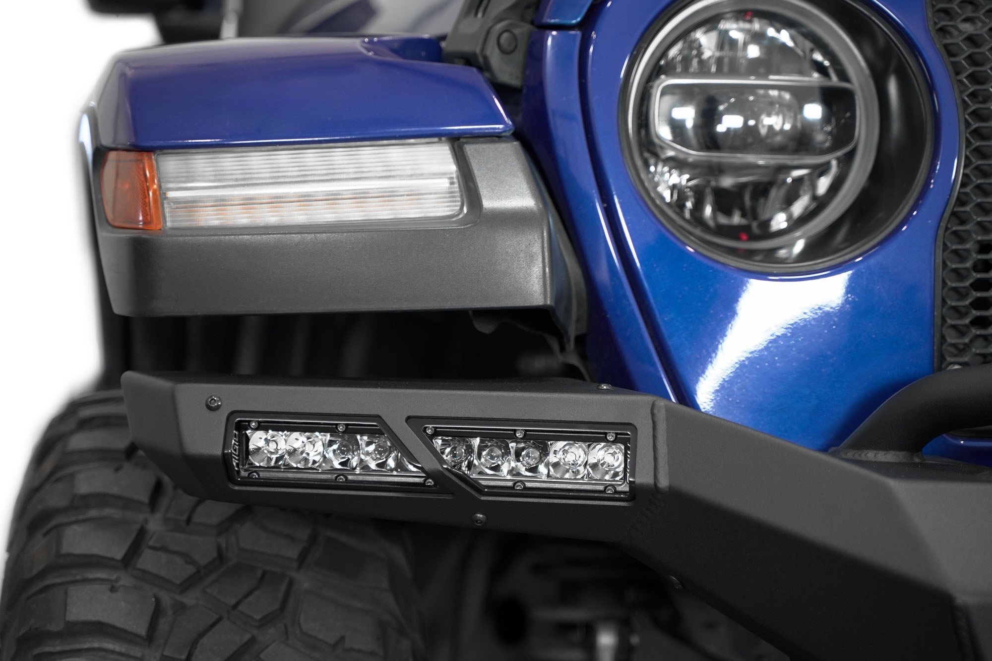 2018-2024-Jeep-JL-JT-Phantom-Winch-Front-Bumper-Installed-5 - NVMOS