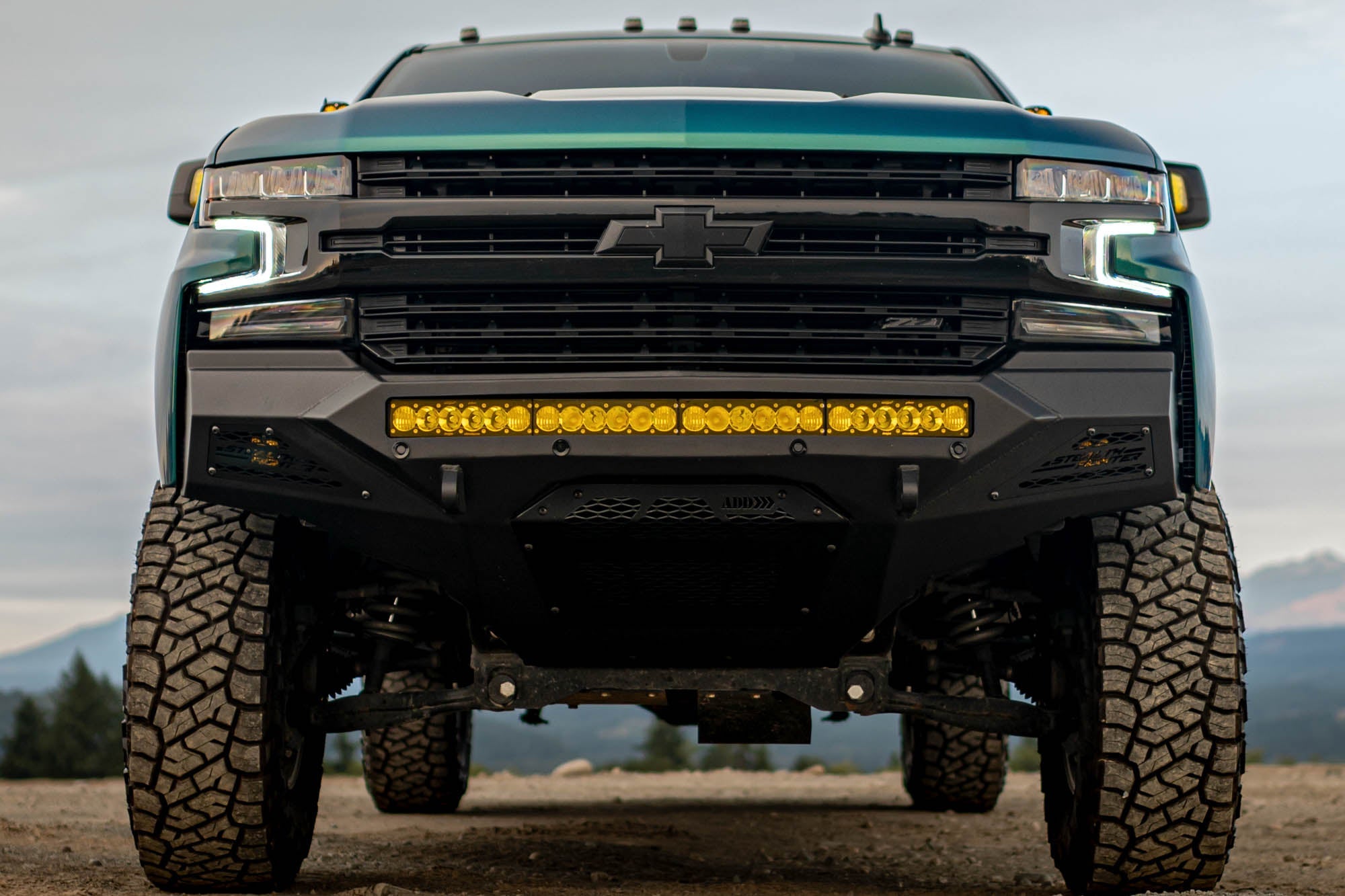 2019-2021-Chevy-Silverado-1500-Stealth-Fighter-Front-Bumper-16 - NVMOS