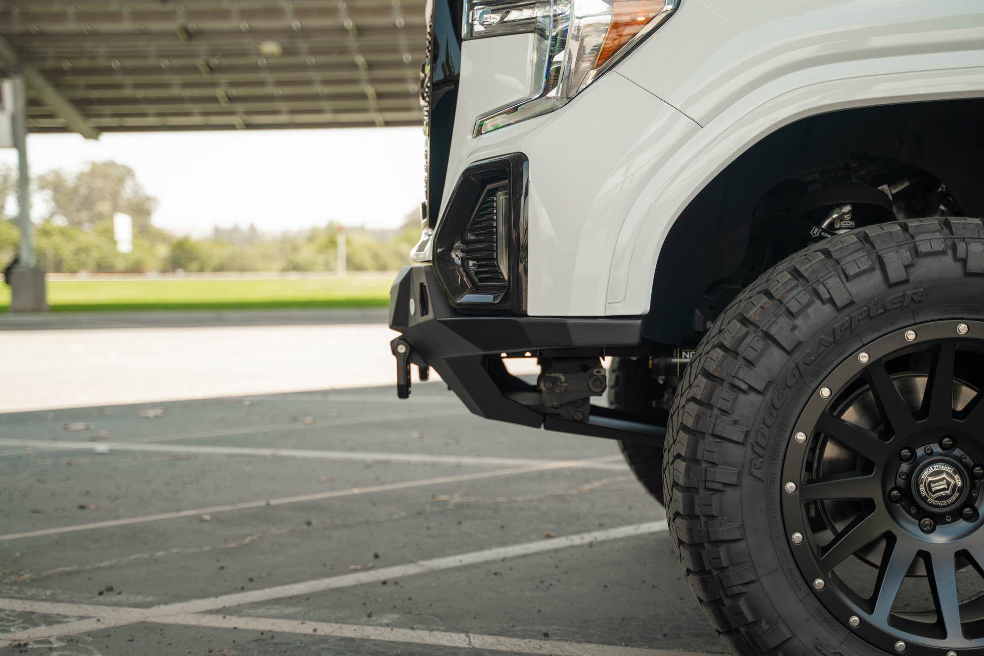 2019-2021-GMC-Sierra-1500-Spec-Series-Front-Bumper-Installed-3 - NVMOS
