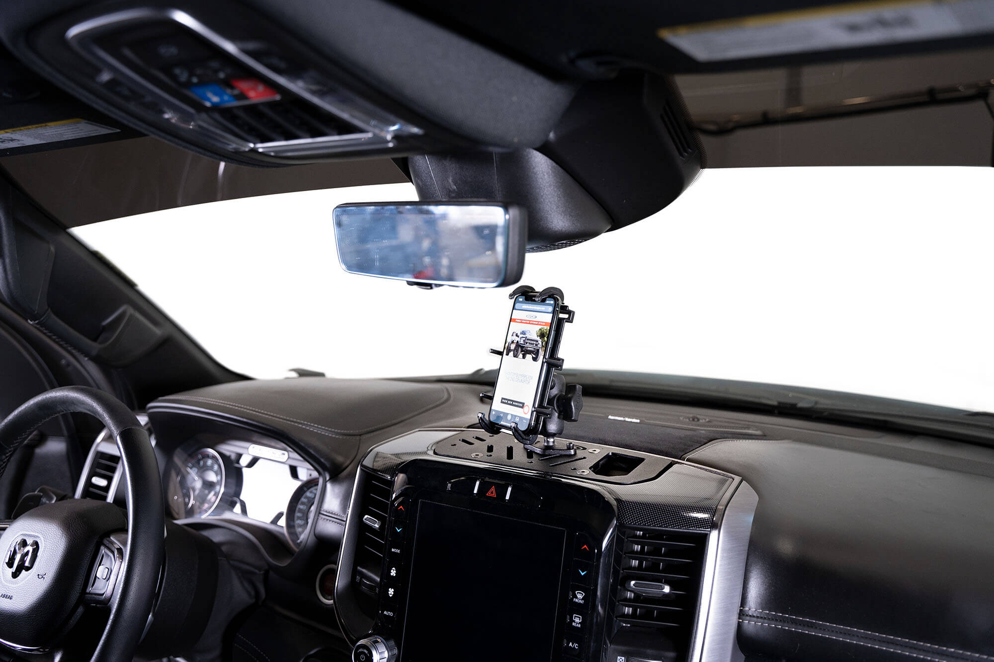 2019-2023-Ram-1500-_-TRX-Digital-Device-Dash-Mount-Installed-8 - NVMOS