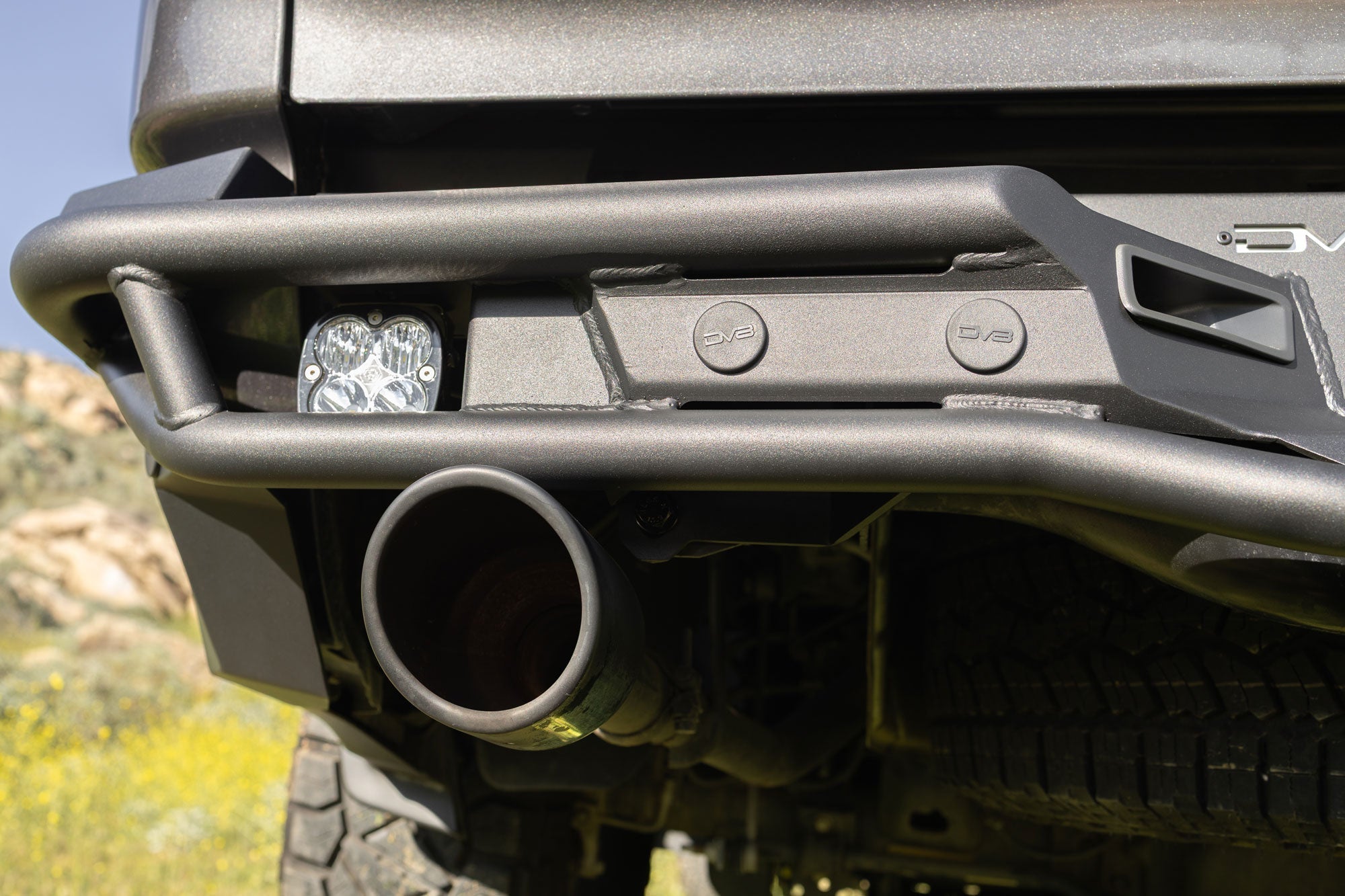 2019-2026-Ram-1500-Rear-Tube-Bumper-Installed-6 - NVMOS