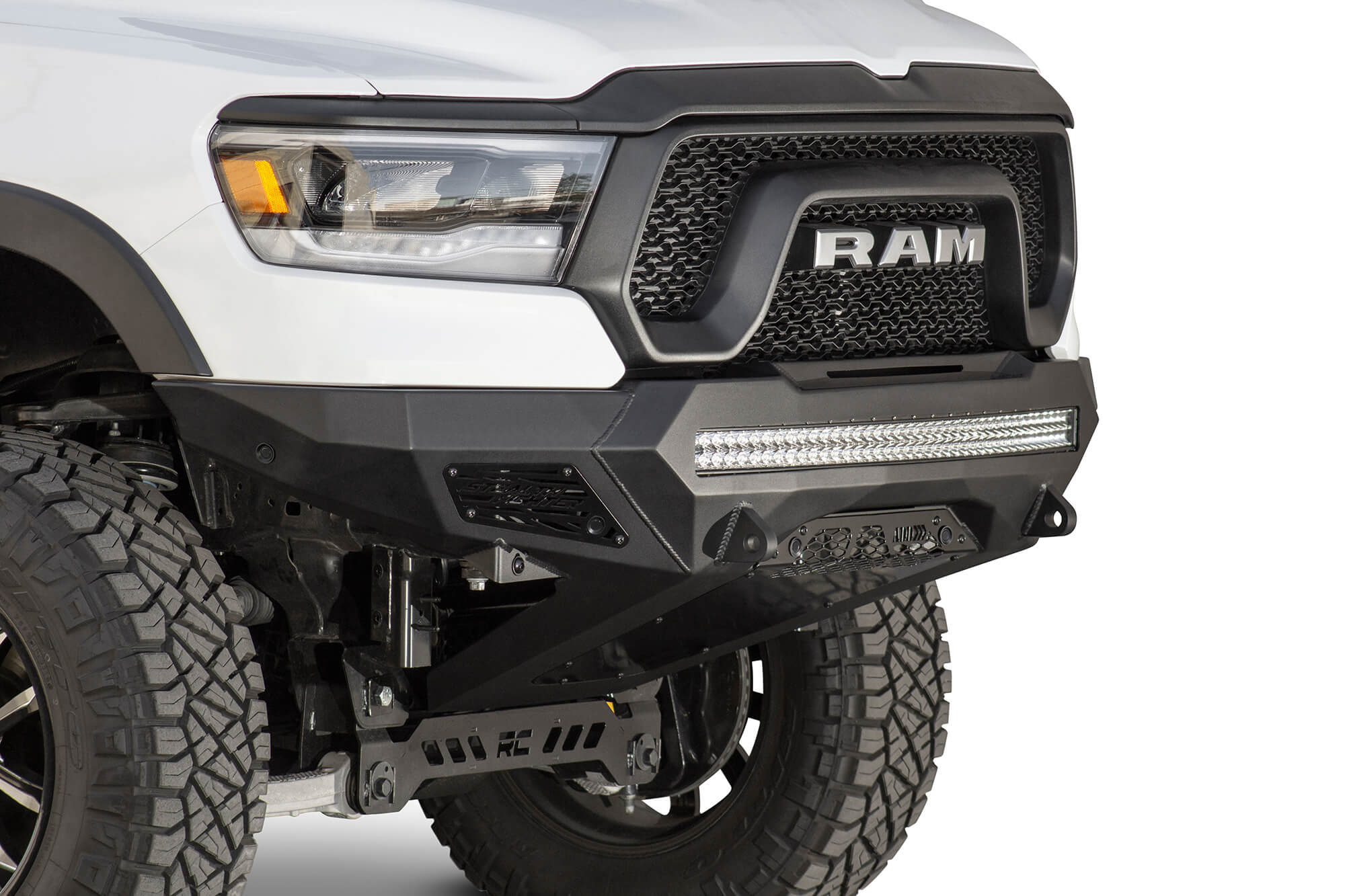 2019-RAM-Rebel-custom-bumper-with-sensors - NVMOS