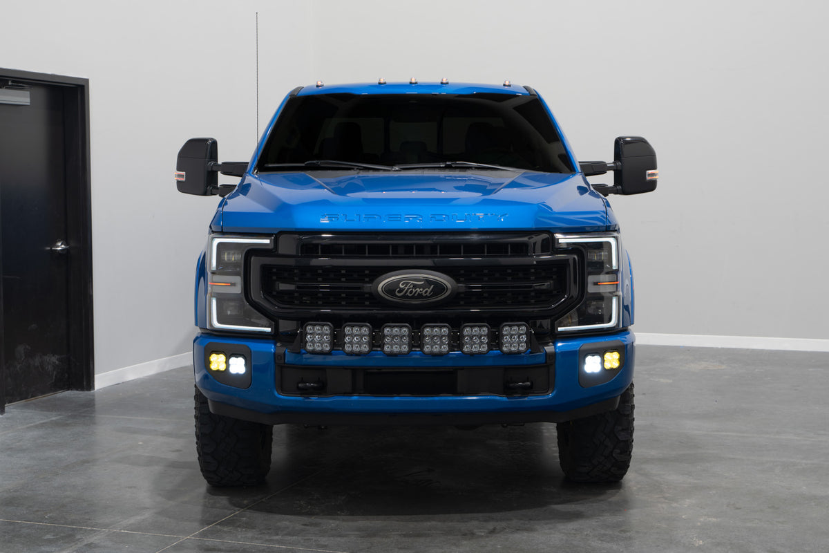 Diode Dynamics Stage Series fog pocket kit for 2020-2022 Ford Super Duty – lit