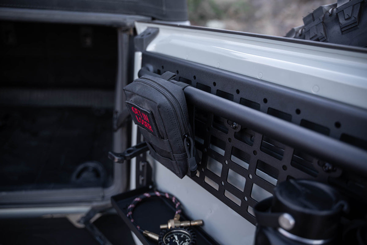 DV8 Offroad tailgate molle panel and shelf for 2021-2026 Ford Bronco