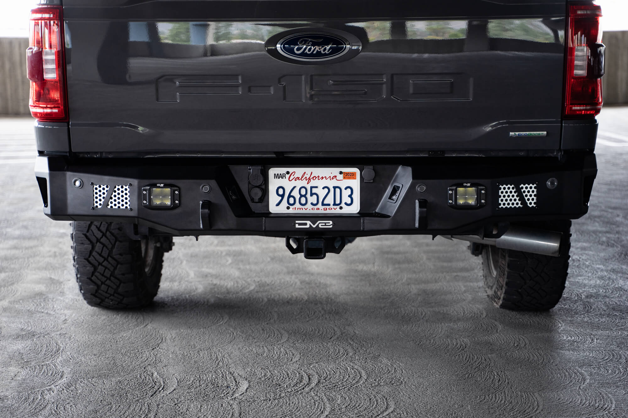 2021-2023-ford-f150-rear-bumper-offroad-installed - NVMOS