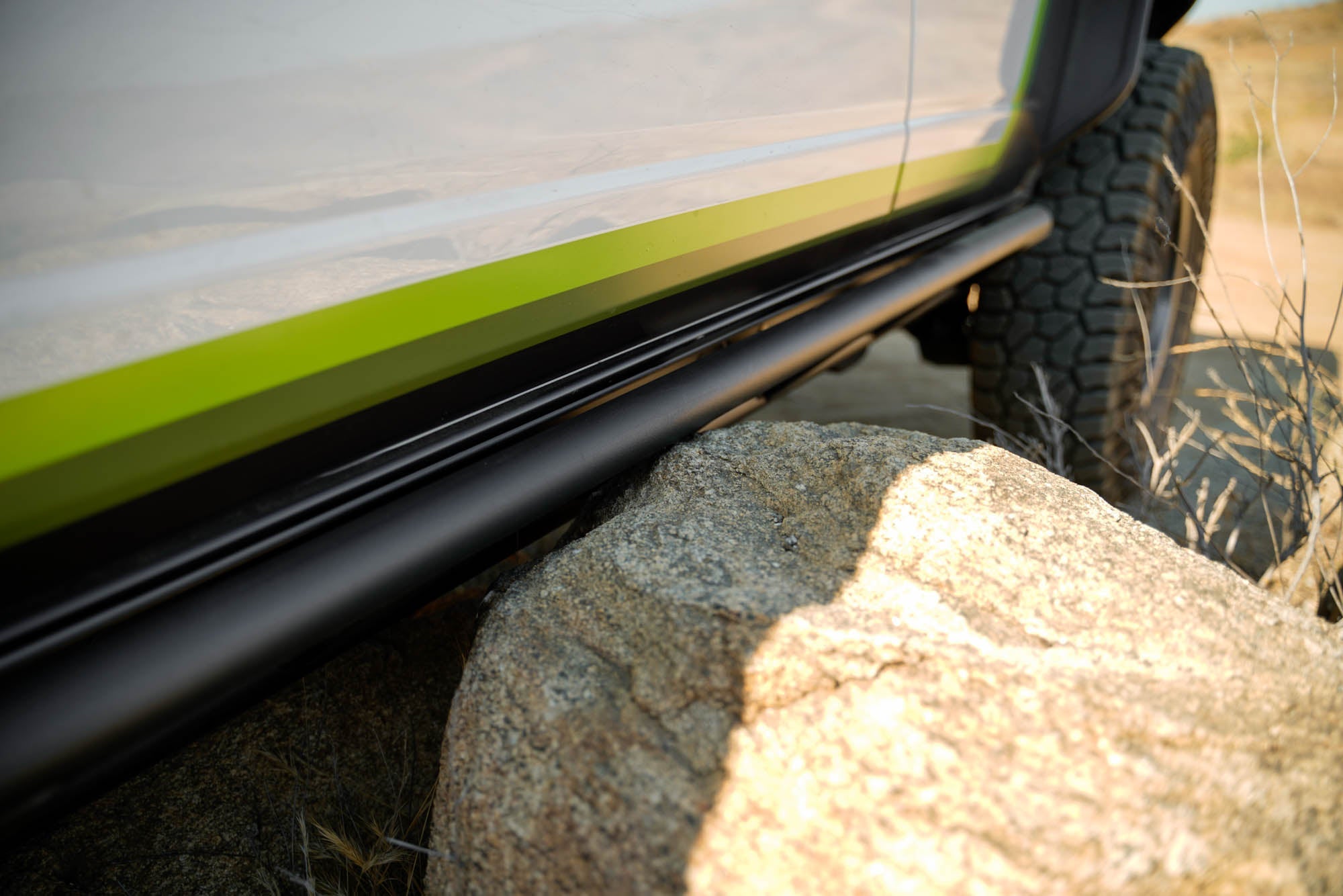 2021-2024-Ford-Bronco-4-Door-Rock-Sliders-Installed-1 - NVMOS