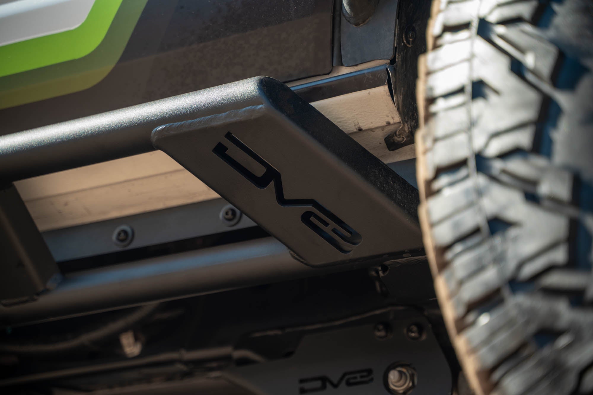 2021-2024-Ford-Bronco-4-Door-Rock-Sliders-Installed-3 - NVMOS
