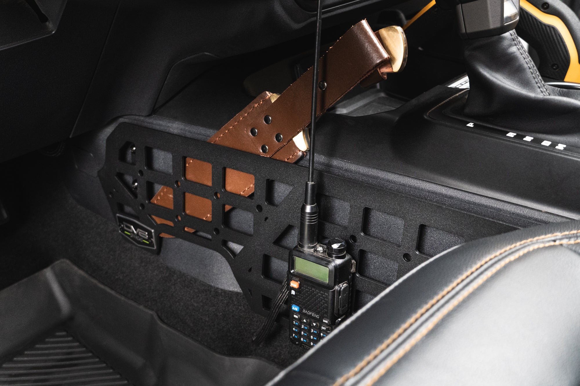 2021-2024-Ford-Bronco-Center-Console-Molle-Panels-Installed-2 - NVMOS