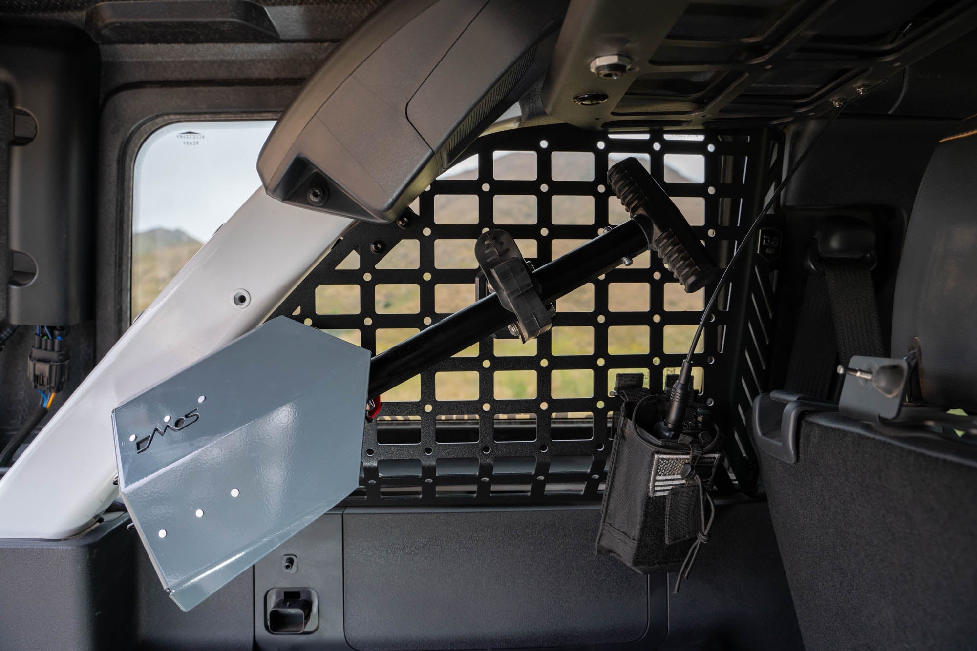 2021-2024-Ford-Bronco-Pocketed-Rear-Window-Molle-Panels-Installed-9 - NVMOS