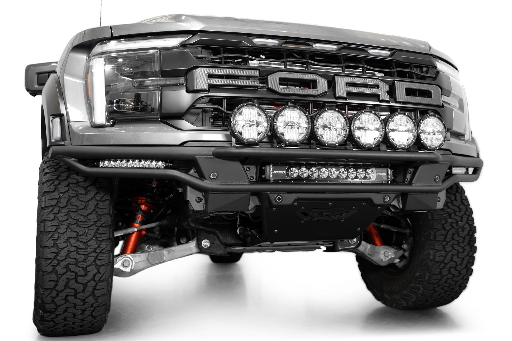 2021-2024-Ford-F-150-Raptor-Race-Series-Front-Bumper-Installed-con-Light-Hoop-1 - NVMOS