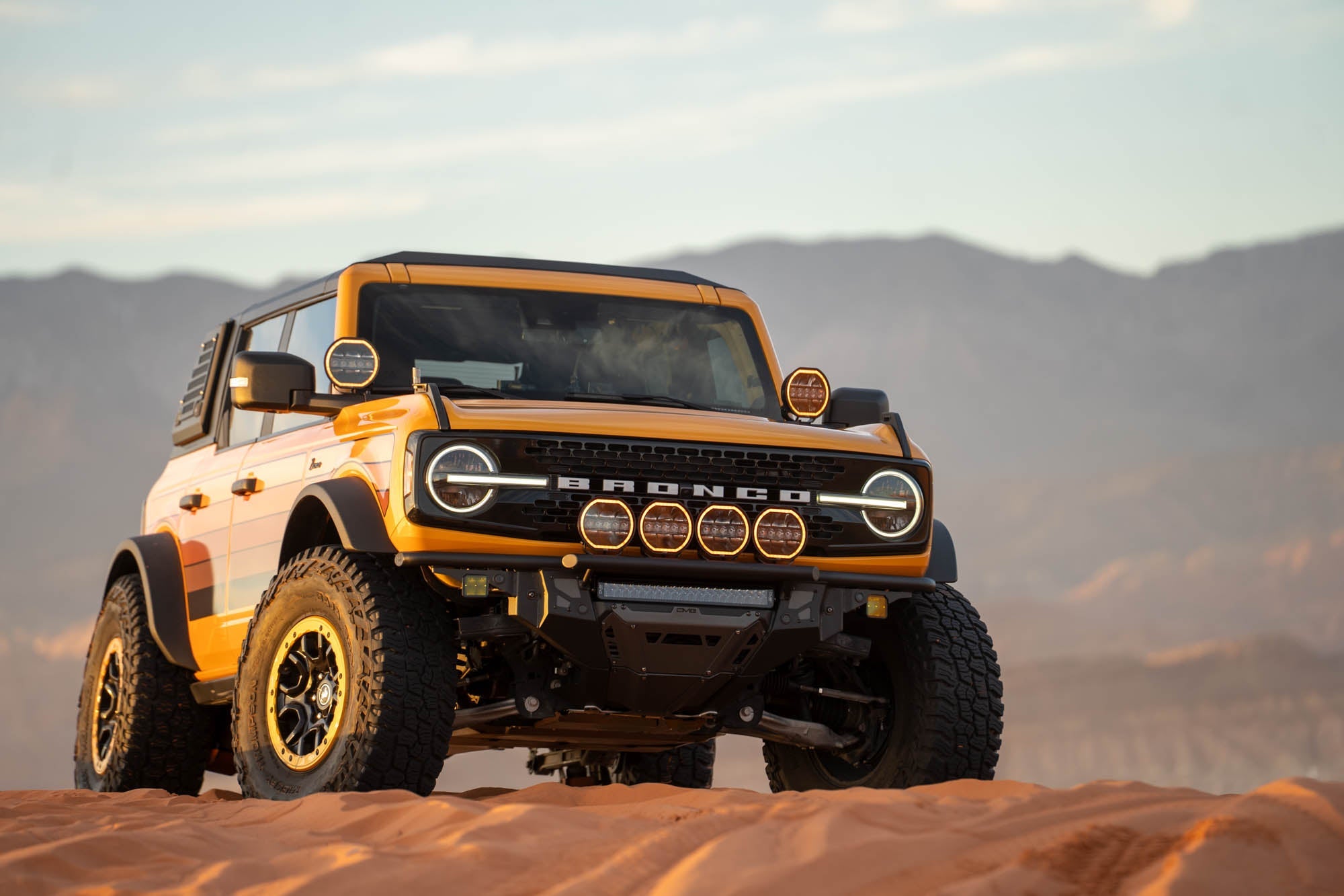 2021-2025-Ford-Bronco-Tube-Series-Front-Bumper-Installed-1 - NVMOS