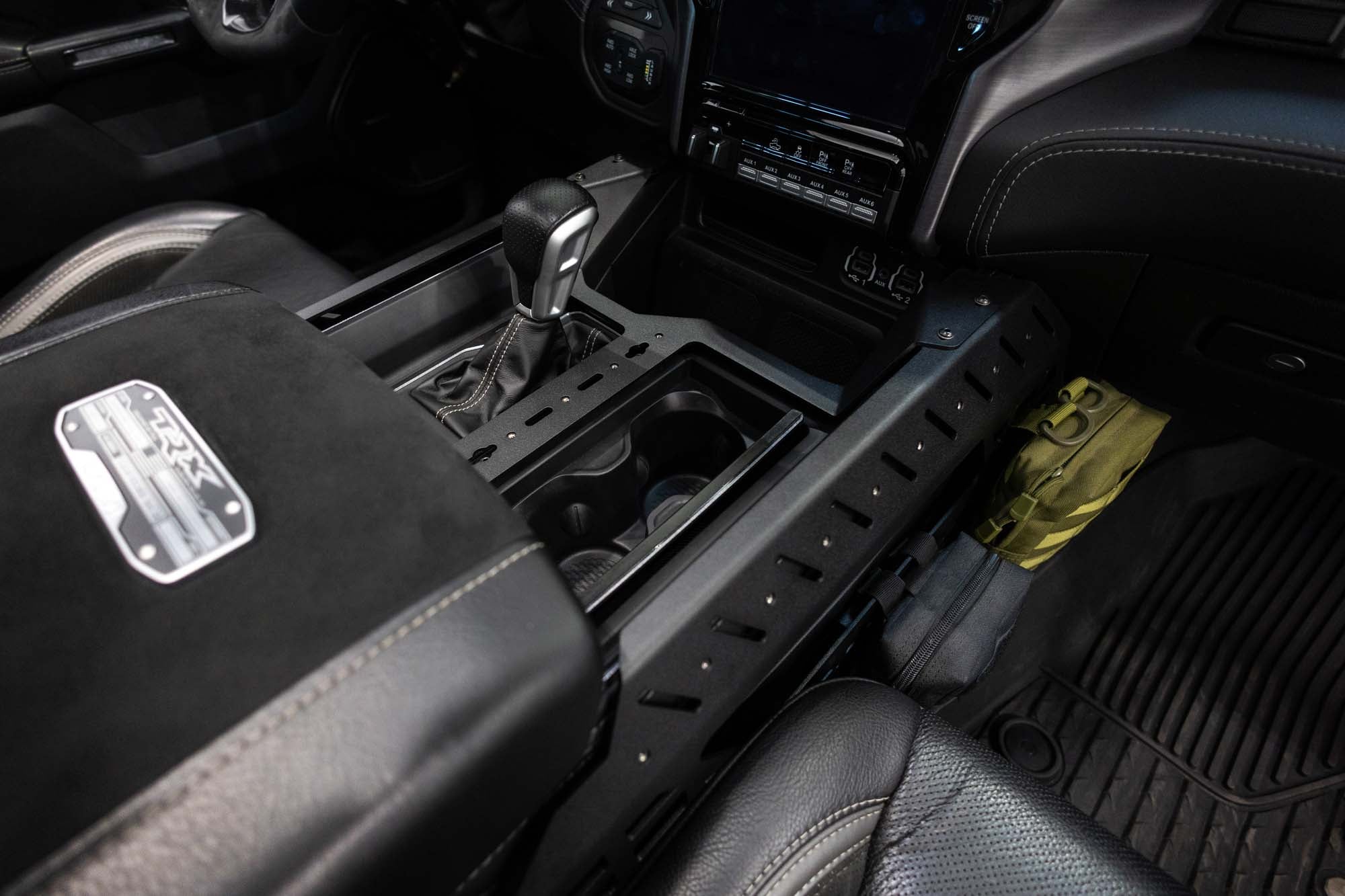 2021_Ram-1500-TRX-Center-Console-Molle-Panels-_-Digital-Device-Bridge-installed-1 - NVMOS