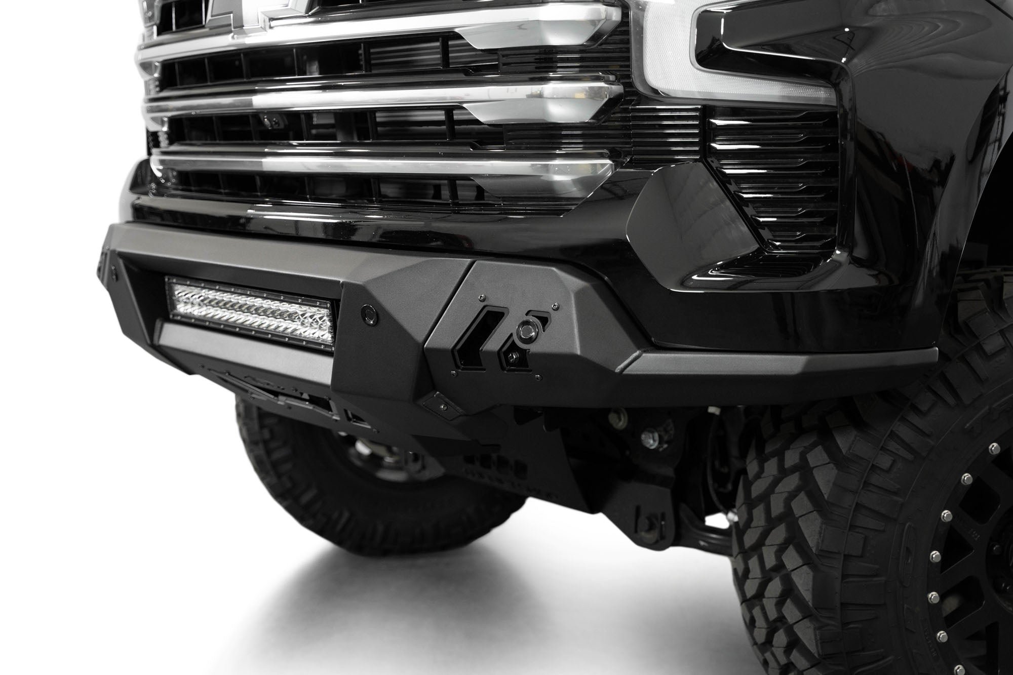 2022-2024-Chevy-Silverado-1500-Black-Label-Front-Bumper-Installed-4 - NVMOS