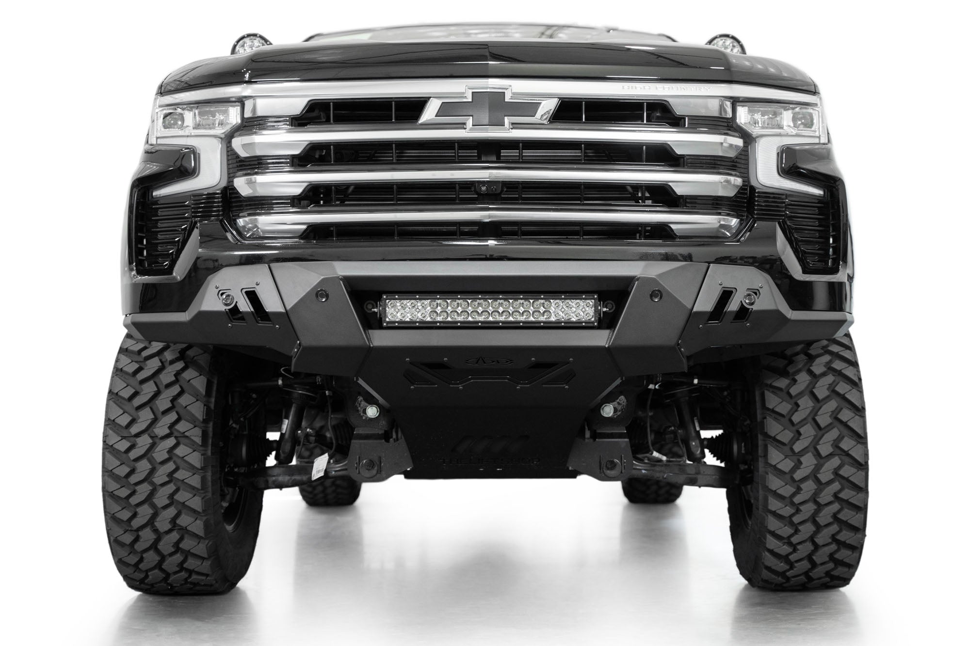 2022-2024-Chevy-Silverado-1500-Black-Label-Front-Bumper-Installed-7 - NVMOS