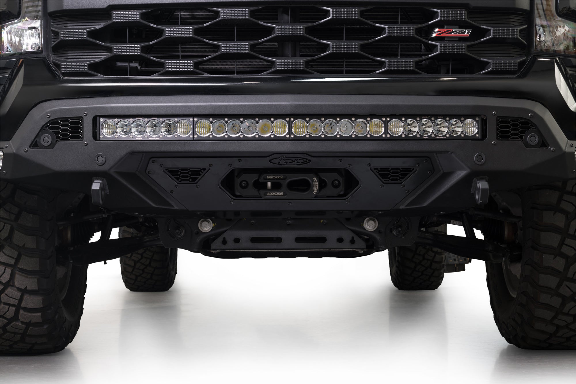 2022-2025-Silverado-1500-Stealth-Fighter-Front-Bumper-Winch-3 - NVMOS