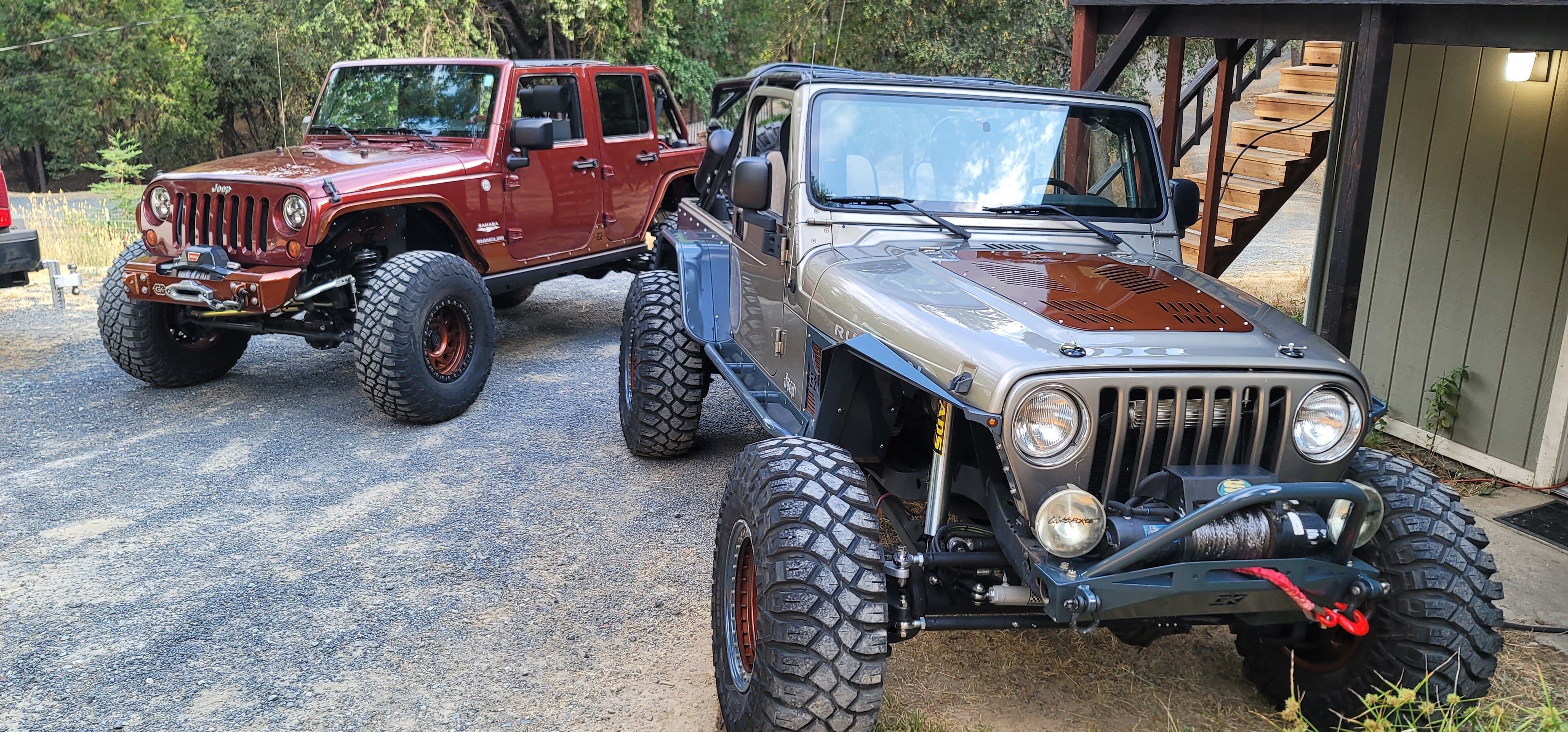 Diamond Series Hood Vent for Jeep TJ Wrangler