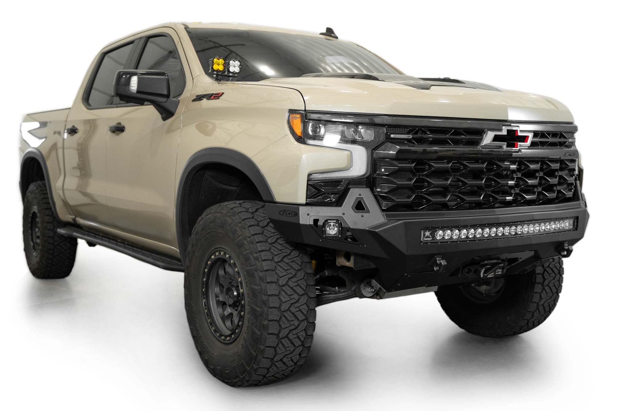 2022_Chevy-Silverado-1500-ZR2-Stealth-Fighter-Front-Bumper-Installed-9 - NVMOS