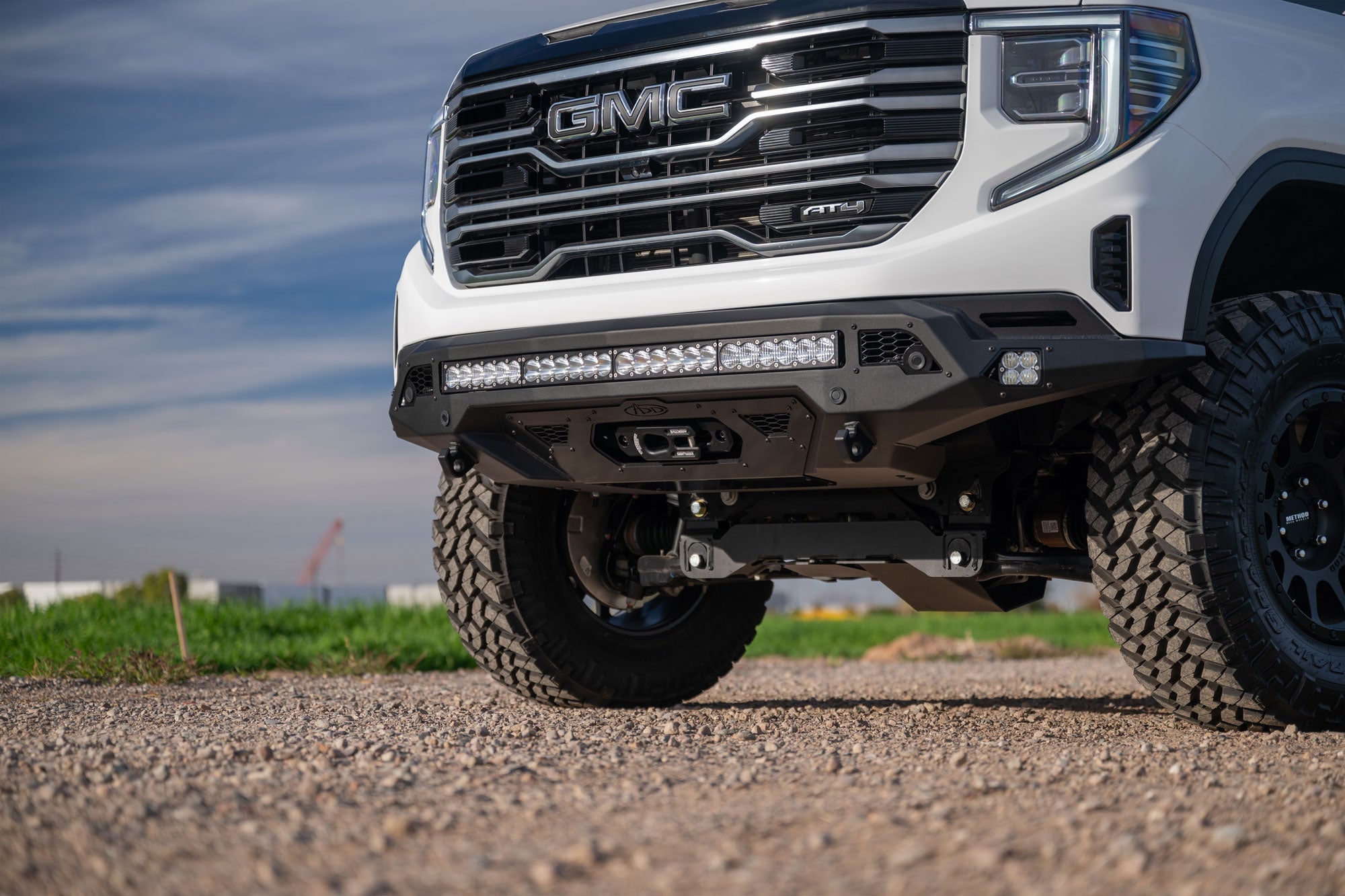 2022_GMC-Sierra-1500-Stealth-Fighter-Front-Bumper-Outdoor-Winch-3 - NVMOS