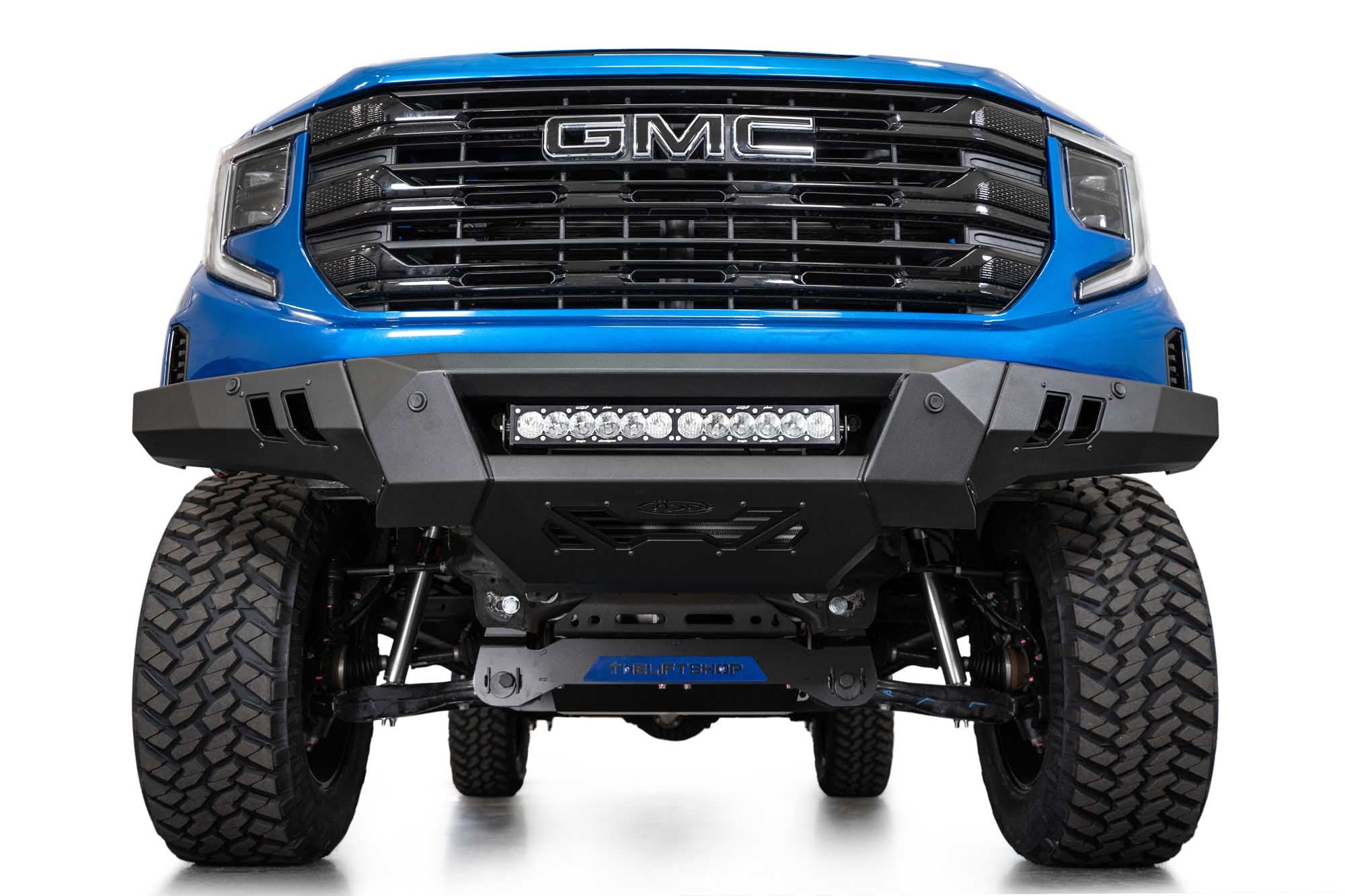 2022_GMC-Sierra-1500-black-label-front-bumper-installed-2 - NVMOS