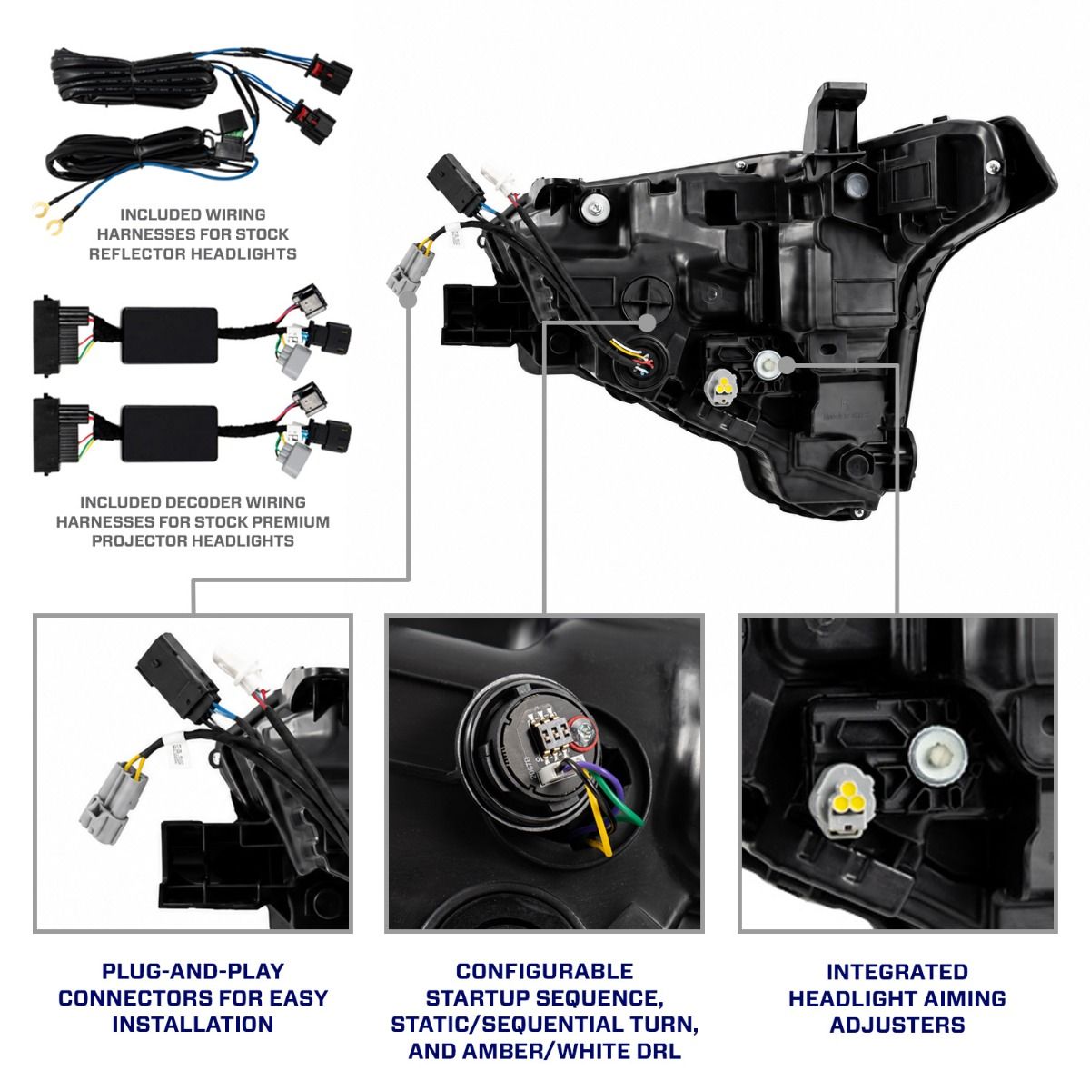 Form Lighting Sequential LED Projector Headlights for Toyota Tundra 2022–2026, feature graphic 6