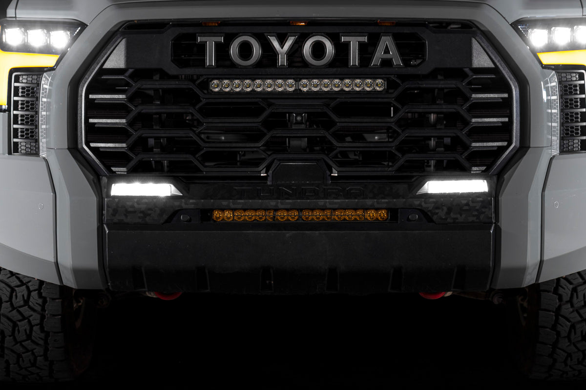 Diode Dynamics SS6 LED fog light kit for Toyota Tundra and Sequoia – lit