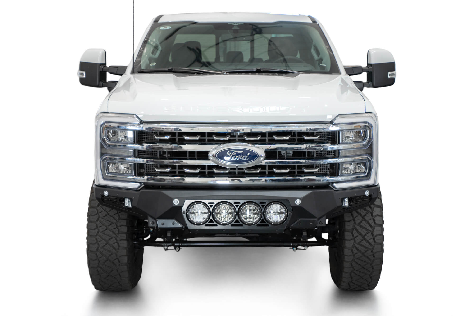 2023-Ford-F-250-350-Super-Duty-Bomber-Front-Bumper-Rigid-Installed-1 - NVMOS