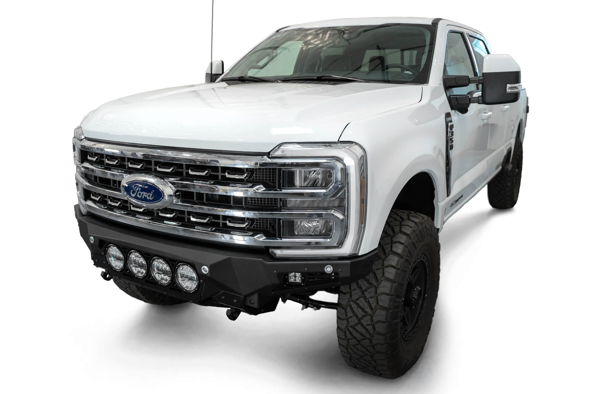 2023-Ford-F-250-350-Super-Duty-Bomber-Front-Bumper-Rigid-Installed-2 - NVMOS