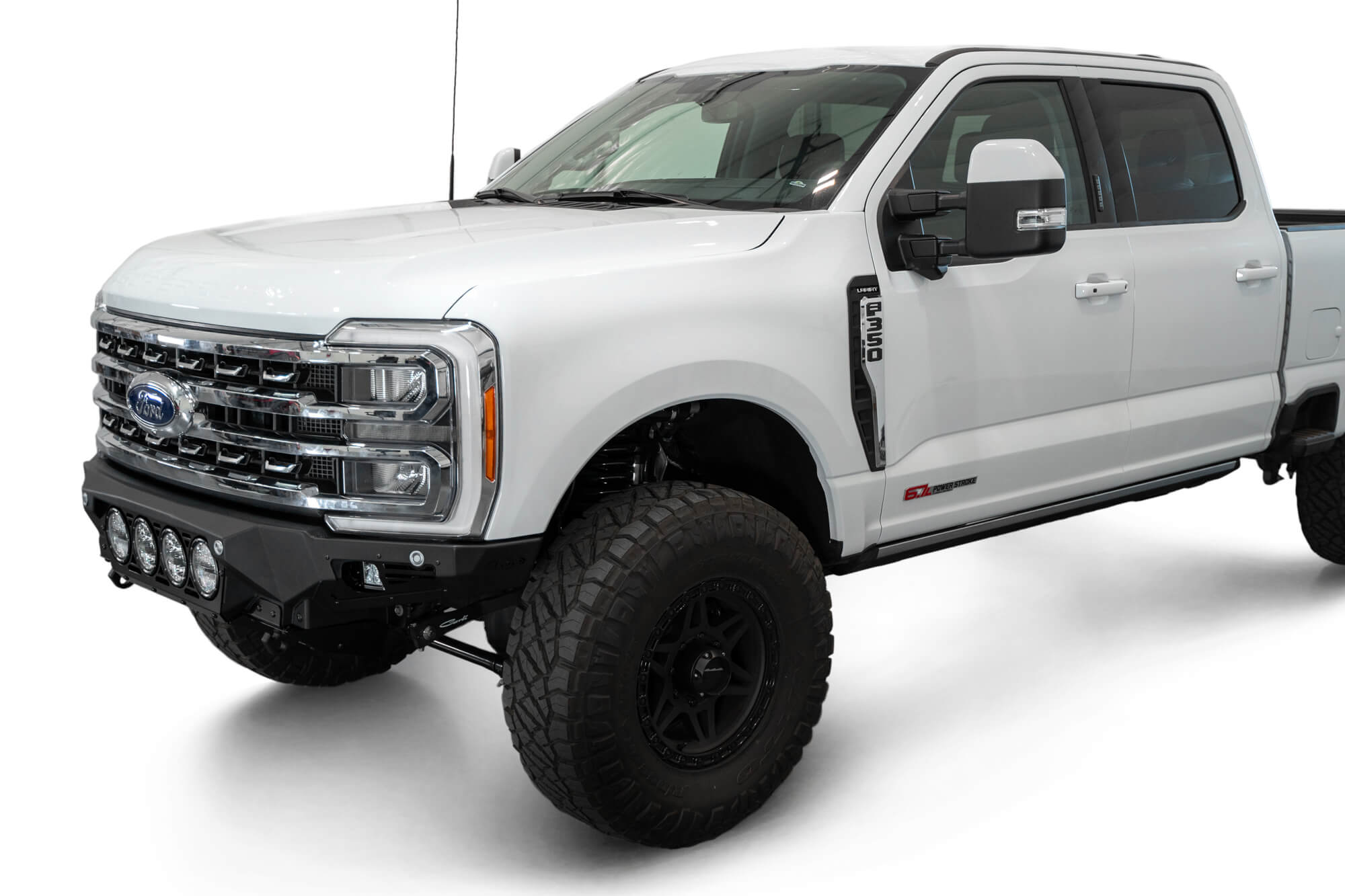 2023-Ford-F-250-350-Super-Duty-Bomber-Front-Bumper-Rigid-Installed-3 - NVMOS