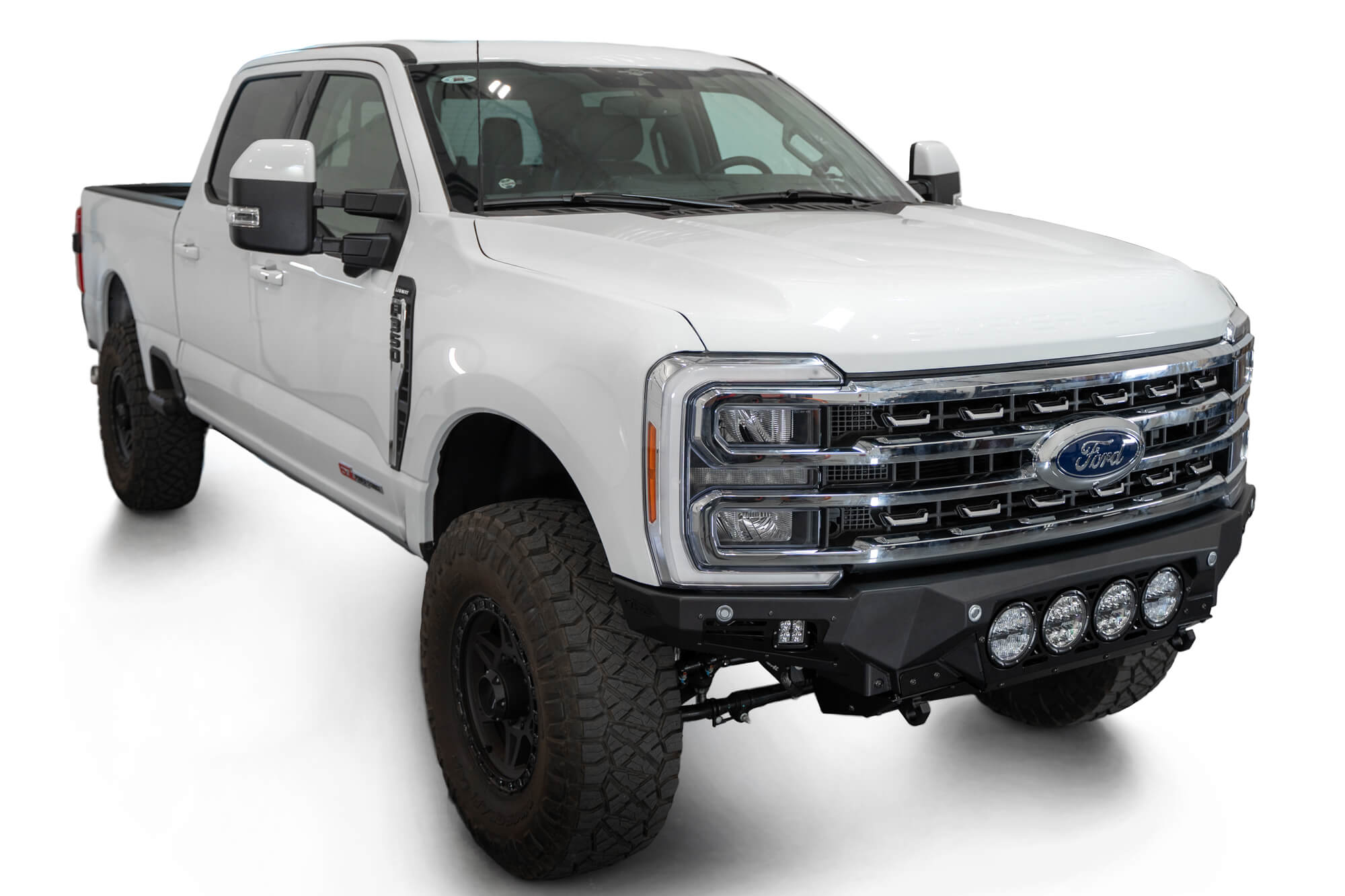 2023-Ford-F-250-350-Super-Duty-Bomber-Front-Bumper-Rigid-Installed-5 - NVMOS