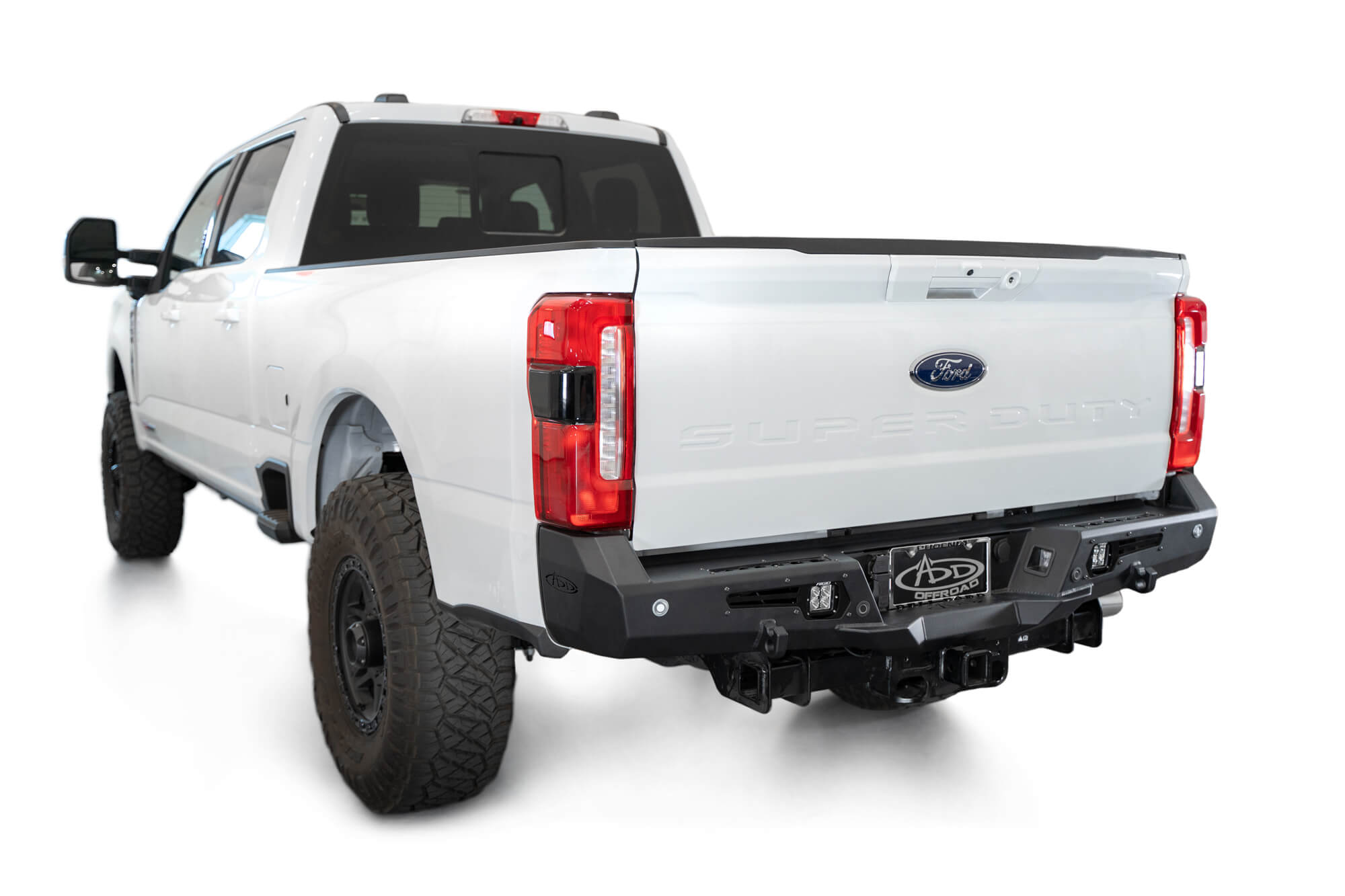 2023-Ford-F-250-350-Super-Duty-Bomber-Rear-Bumper-installed-3 - NVMOS