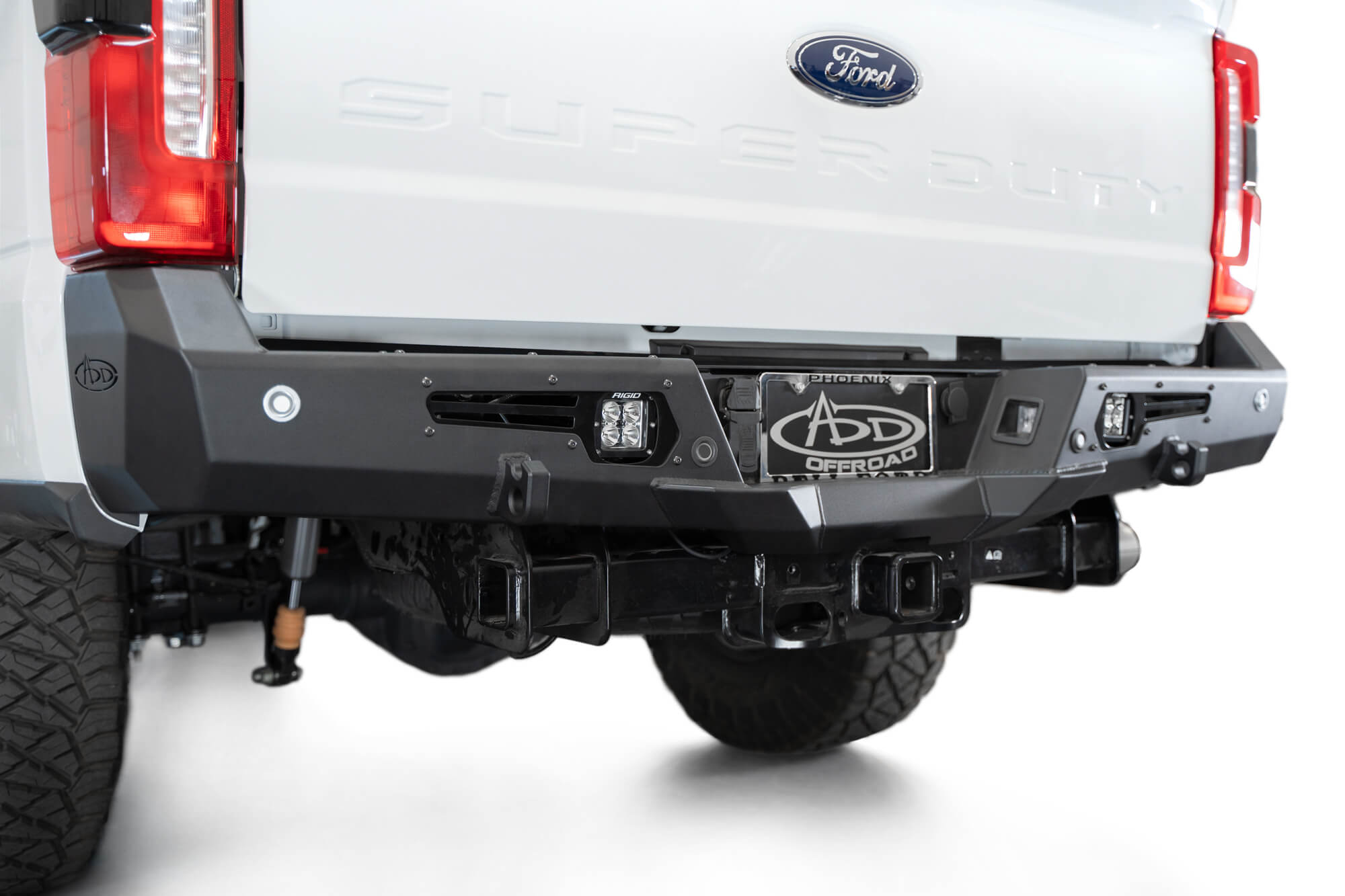 2023-Ford-F-250-350-Super-Duty-Bomber-Rear-Bumper-installed-5 - NVMOS