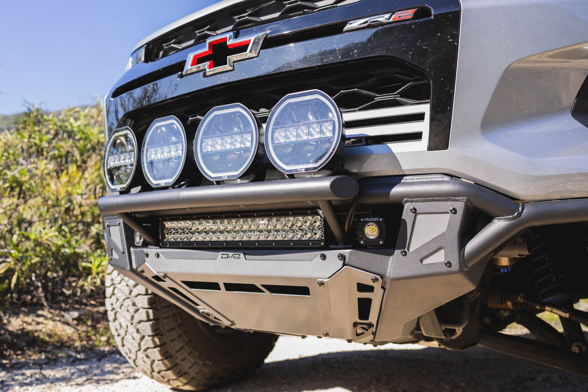 DV8 Offroad ZR2 tube front bumper for 2023-2026 Chevy Colorado