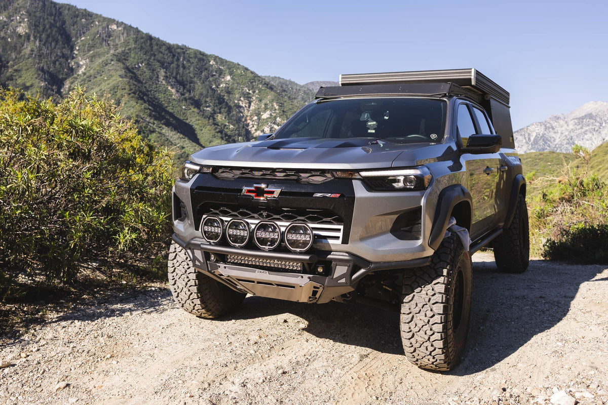 DV8 Offroad ZR2 tube front bumper for 2023-2026 Chevy Colorado