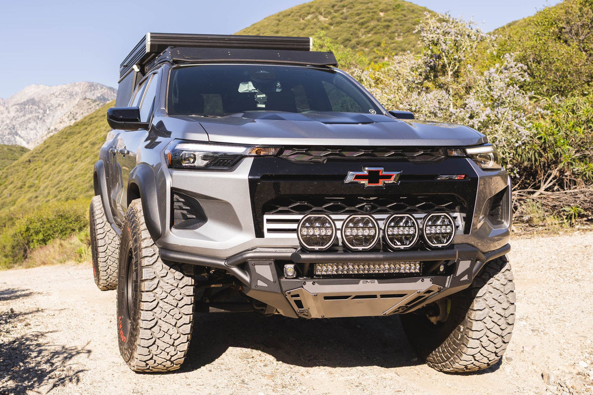 DV8 Offroad ZR2 tube front bumper for 2023-2026 Chevy Colorado