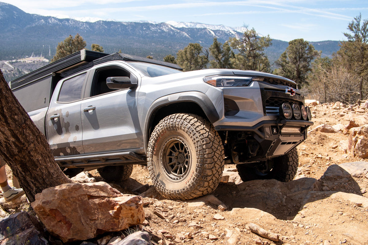 DV8 Offroad ZR2 tube front bumper for 2023-2026 Chevy Colorado