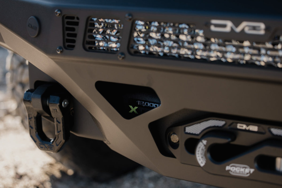 DV8 Offroad Spec Series front bumper for 2024-2026 Chevy Silverado 2500HD/3500HD