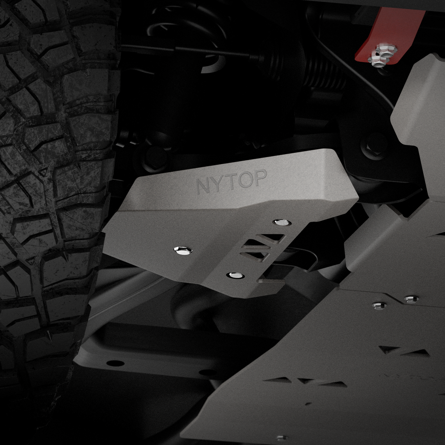 2024-Current Toyota Tacoma Lower Control Arm Skid Plate Kit