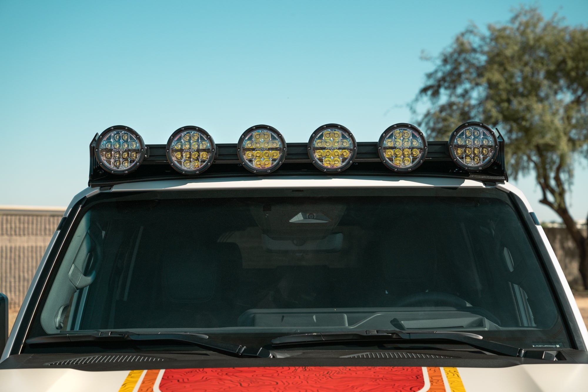 2024-Land-Cruiser-Roof-Rack-RIGID-Round-Lights-Mount-4 - NVMOS