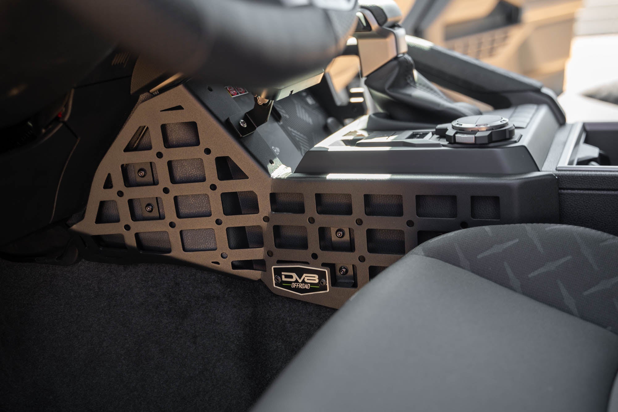 2024-Tacoma-Center-Console-Molle-Panels-_-Device-Mount-Installed-11 - NVMOS