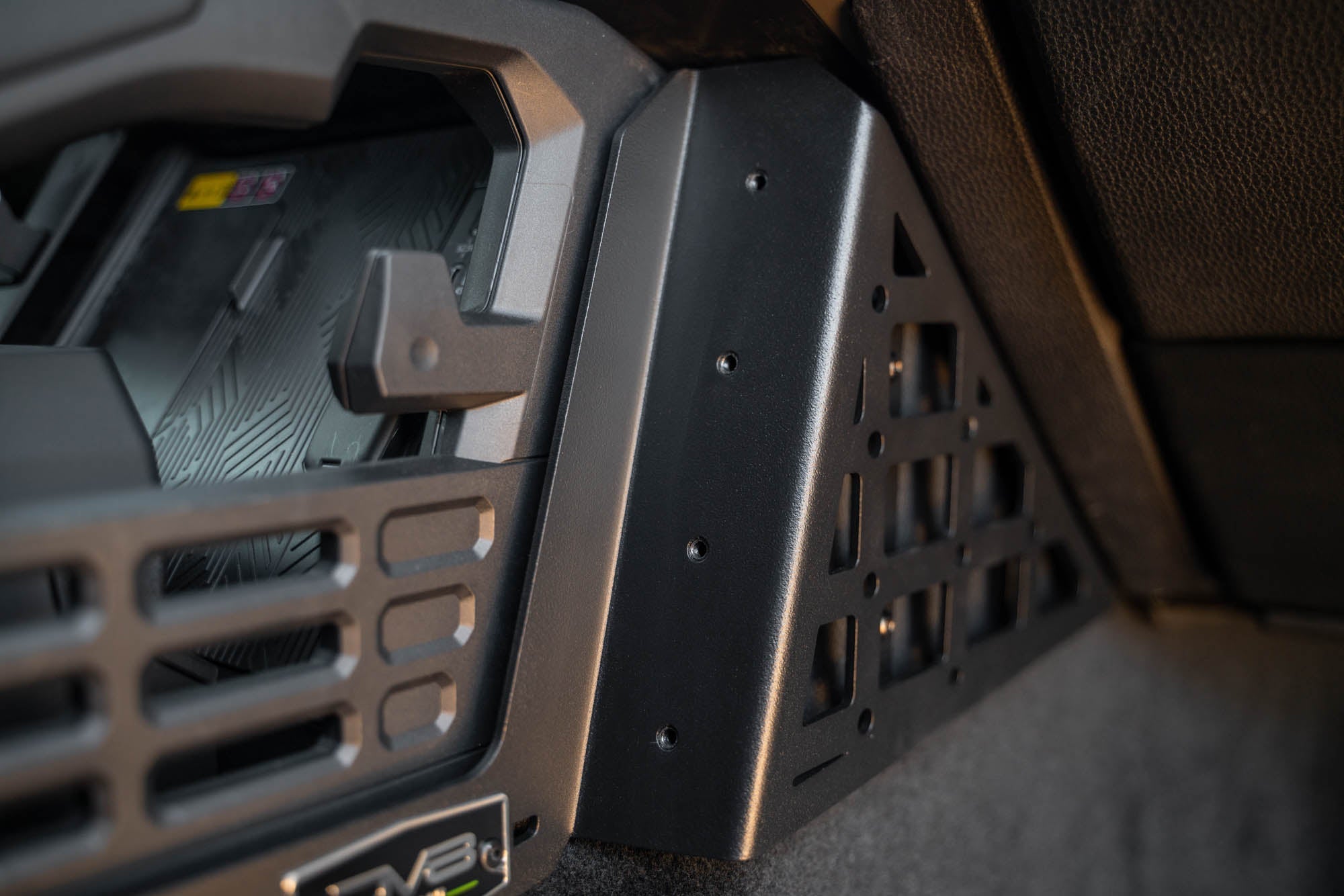 2024-Tacoma-Center-Console-Molle-Panels-_-Device-Mount-Installed-9 - NVMOS