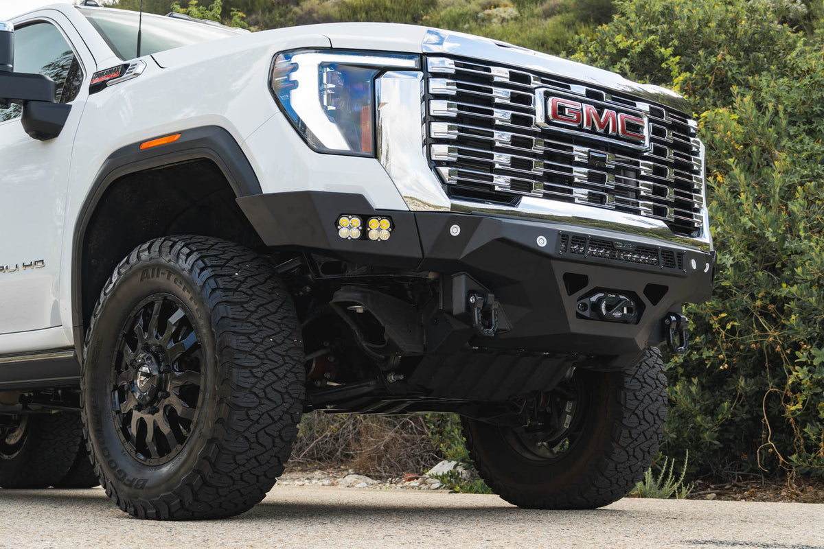 DV8 Offroad Spec Series front bumper for 2024-2026 GMC Sierra 2500HD/3500HD
