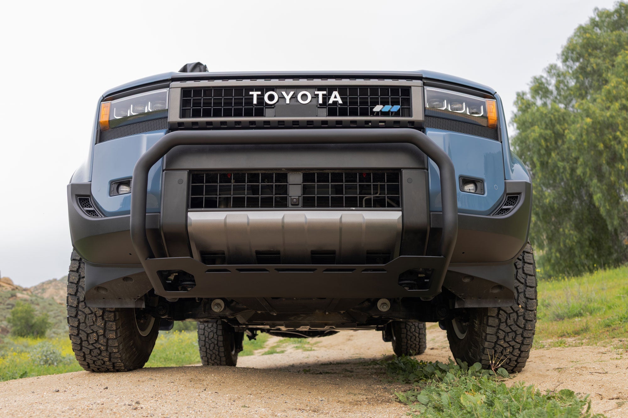 2024-up-Toyota-Land-Cruiser-Brush-Guard-Installed-12 - NVMOS