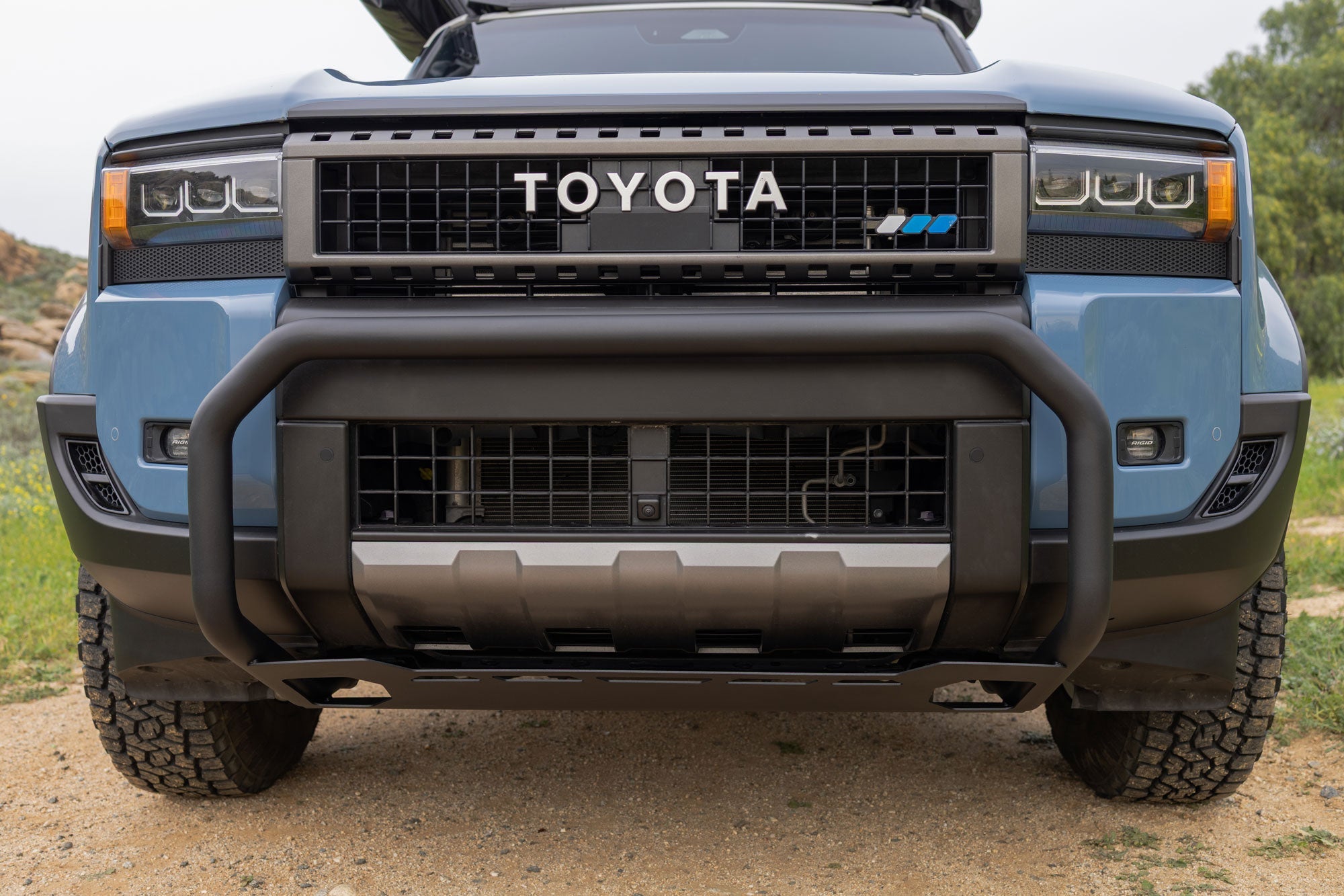 2024-up-Toyota-Land-Cruiser-Brush-Guard-Installed-2 - NVMOS