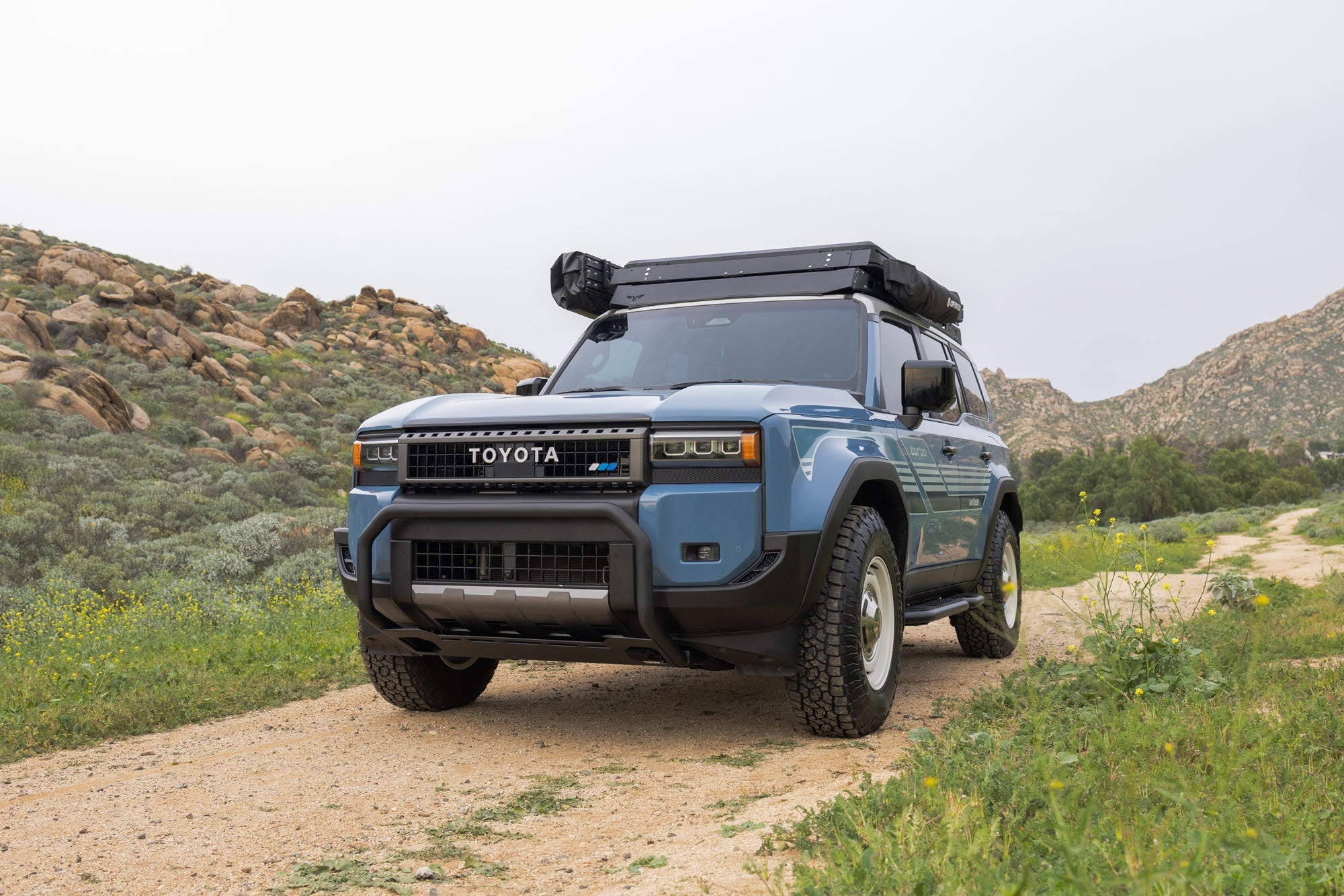 2024-up-Toyota-Land-Cruiser-Brush-Guard-Installed-6 - NVMOS