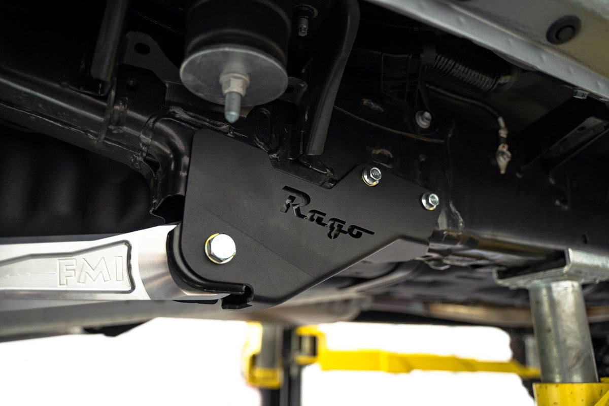 Rago Fabrication trailing arm skid plates for Toyota Tacoma