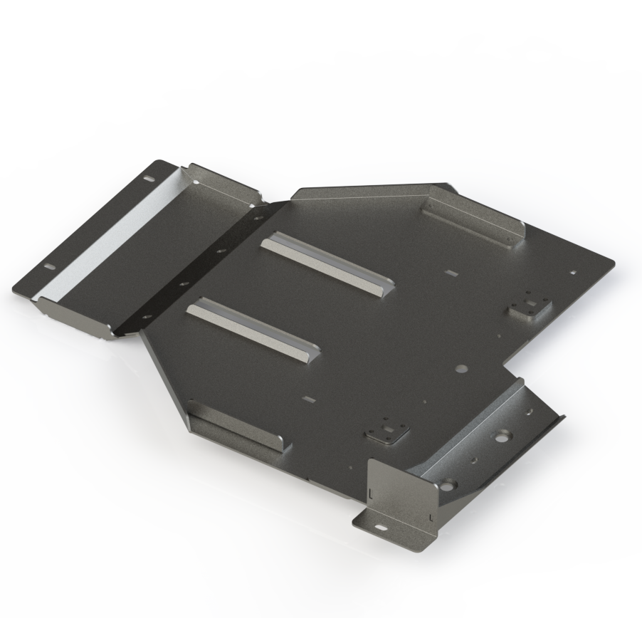 C4 Fabrication Land Cruiser Rear Skid Plates / 250 Series / 2024+