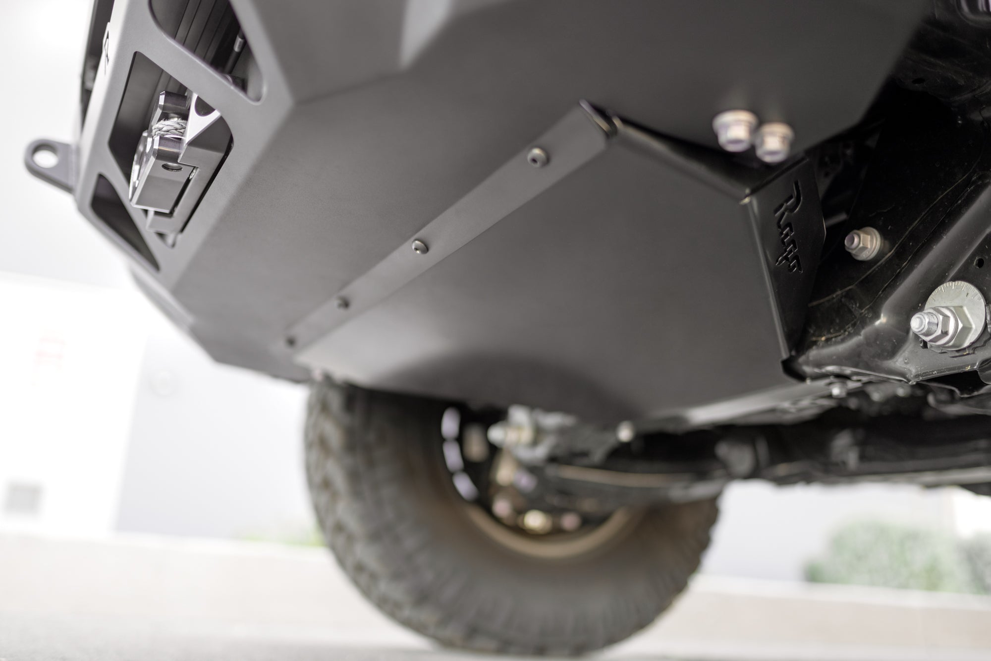 2024_Toyota-Tacoma-Skid-Plate-for-Center-Mount-Front-Bumper-Installed - NVMOS
