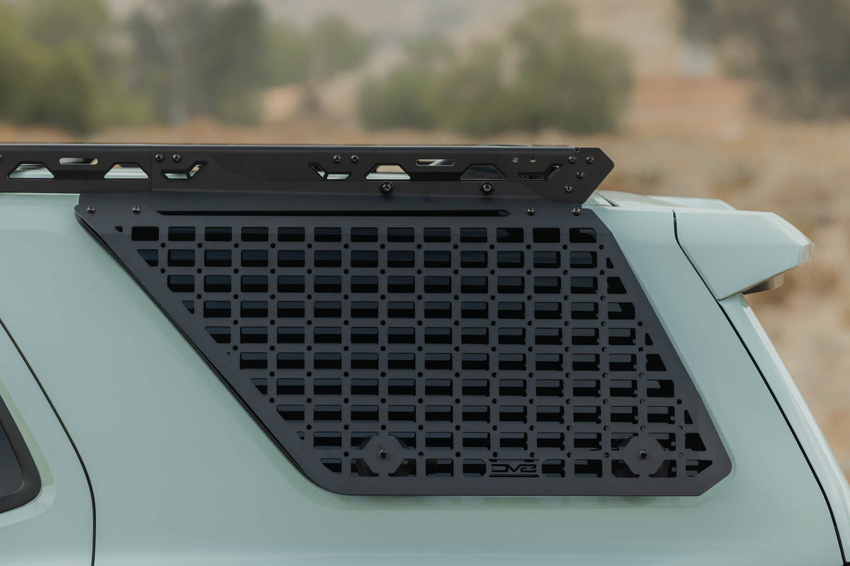 DV8 Offroad exterior window molle panels for 2025-2026 Toyota 4Runner