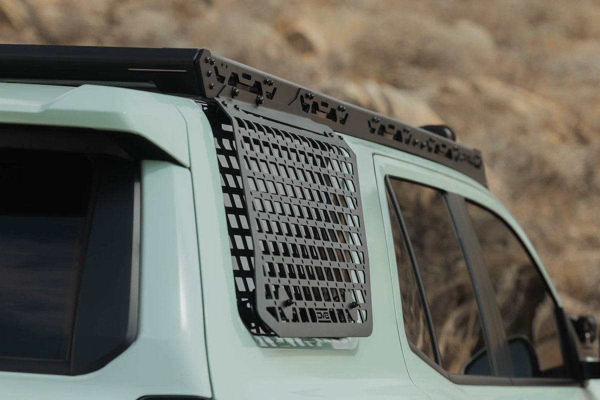 DV8 Offroad exterior window molle panels for 2025-2026 Toyota 4Runner