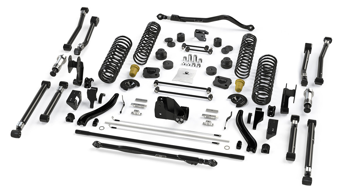TeraFlex JT: 3.5" Alpine RT3 Outback Overland Short Arm Extended-Travel Suspension System